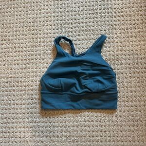 Lululemon Blue Wunder Under Sports Bra
